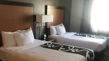 Traditional Room, 2 Double Beds, Non Smoking | Individually furnished, desk, blackout curtains, soundproofing