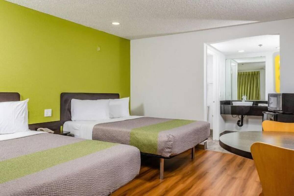 Desk, blackout curtains, iron/ironing board, free WiFi