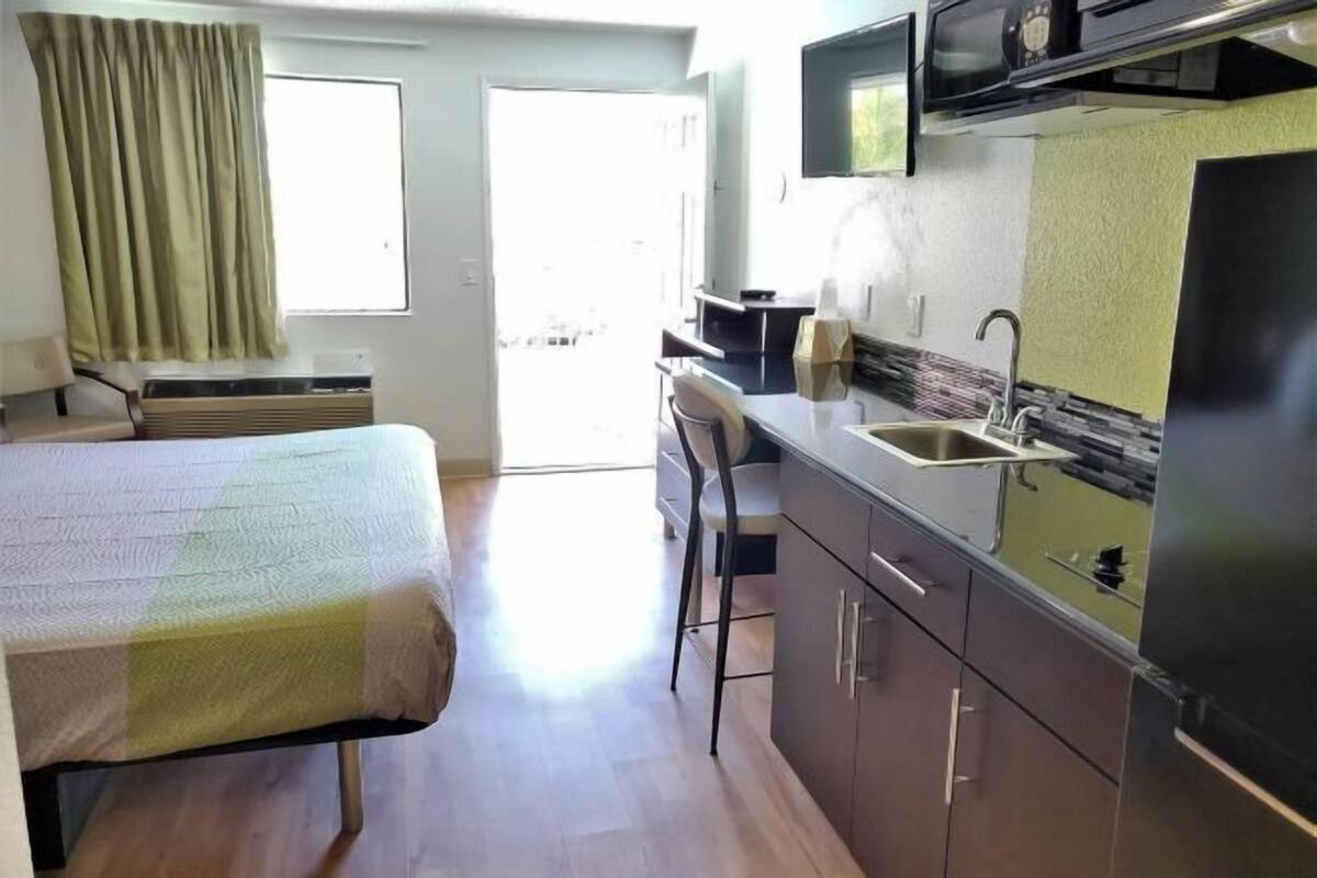 Desk, blackout curtains, iron/ironing board, free WiFi