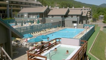 Innendørsbasseng og utendørsbasseng