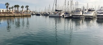 ☞ Casita del Puerto ☜ ★★★★★ Charming ♡ apartment first lane at The Marina.