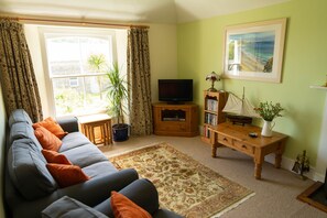 Télévision, lecteur de DVD, livres, vidéothèque