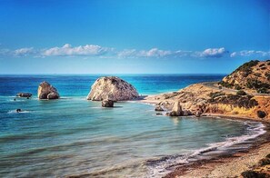 بالقرب من الشاطئ، كراسي للتشمس، مناشف للشاطئ