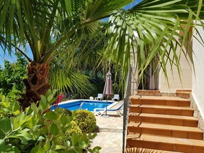 Outdoor pool - Villa Grazioza in Costa Brava, private pool, sea and mountain views. (Calonge)