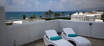 NEW! Luxury 8 bed villa with magnificent roof terrace, 100m from the sea.