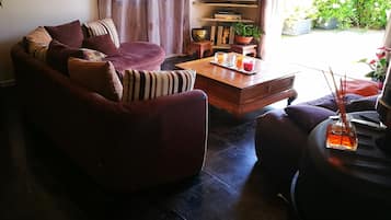 Télévision, lecteur de DVD, livres