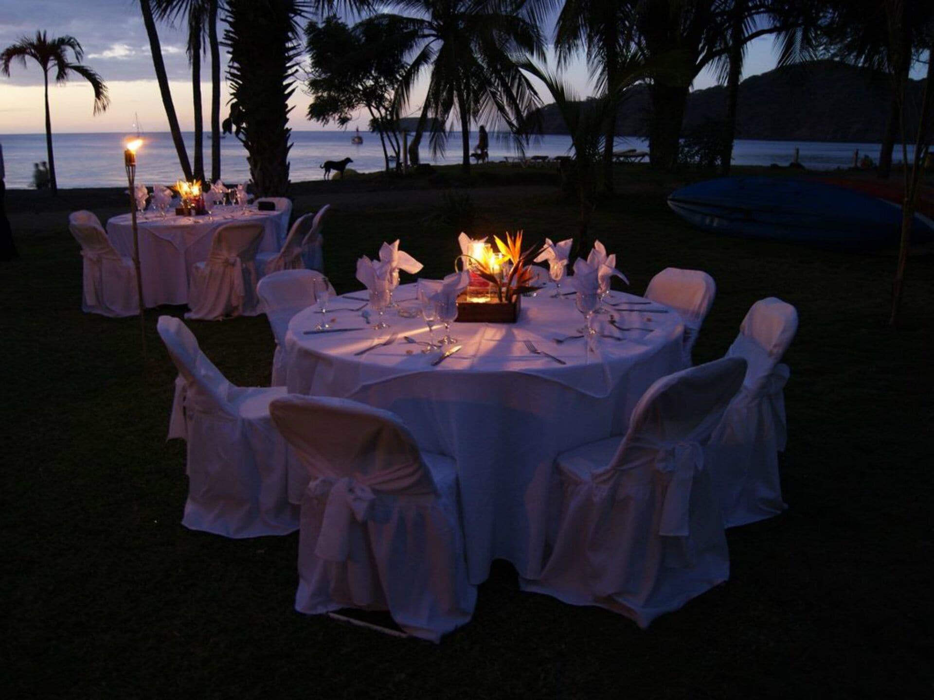 Área para banquetes al aire libre