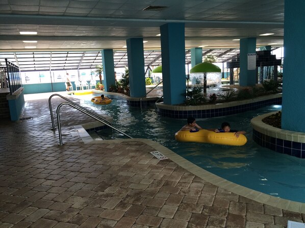 Indoor pool, a heated pool