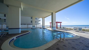Indoor pool, outdoor pool