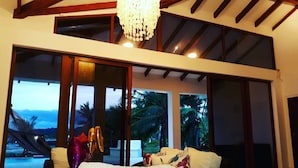 House, 4 Bedrooms | Living room | Flat-screen TV - Marina beach house (Nombre de Dios)