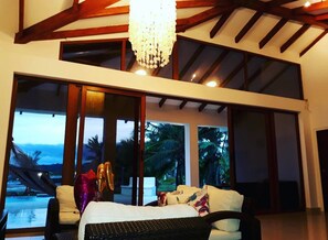 House, 4 Bedrooms | Living room | Flat-screen TV - Marina beach house (Nombre de Dios)