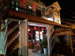 Front of property - evening/night - Diep Le Homestay (Bo Trach)