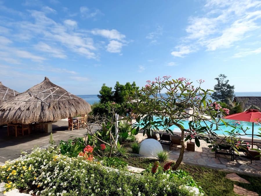 Pemandangan dari properti