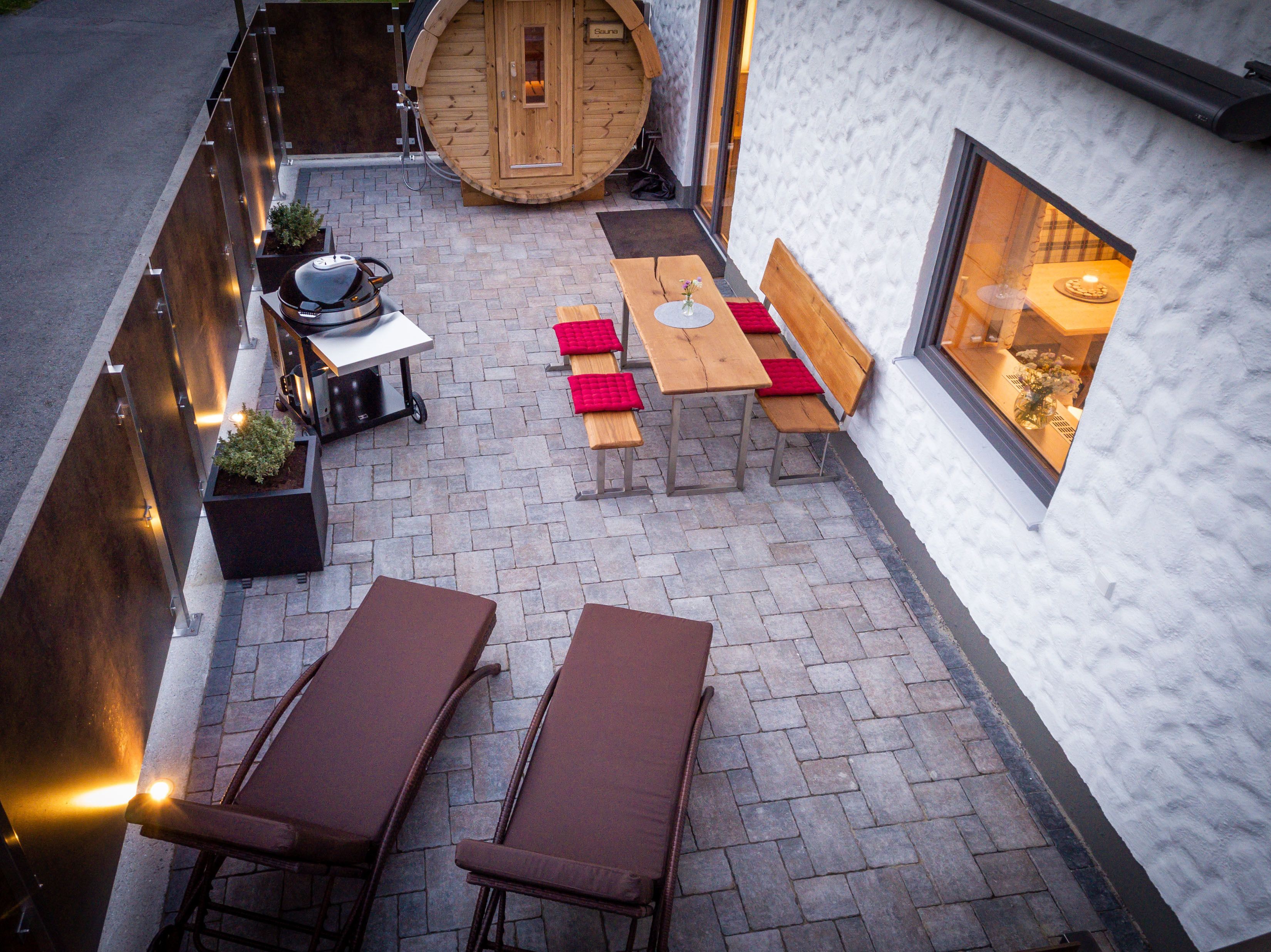 Superior Apartment, 1 Bedroom, Sauna, Ground Floor | Balcony