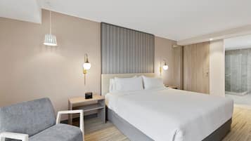 Minibar, in-room safe, desk, laptop workspace