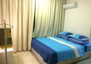 One Bedroom  | 1 bedroom, iron/ironing board, free WiFi