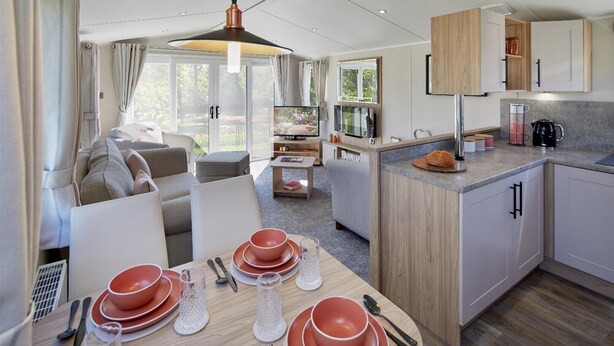Mobile Superior-Unterkunft, eigenes Bad, Gartenblick | Lounge