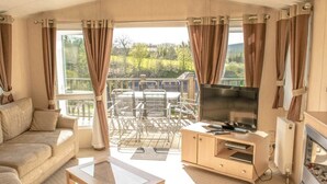 Mobile Unterkunft, eigenes Bad, Gartenblick | 1 Schlafzimmer