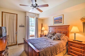 1 bedroom, iron/ironing board, Internet, bed sheets