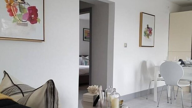Apartment, 2 Bedrooms | Living area | 40-inch Smart TV with digital channels, TV, Netflix - Icon Mews Southend  with FREE WiFi (Southend-on-Sea)