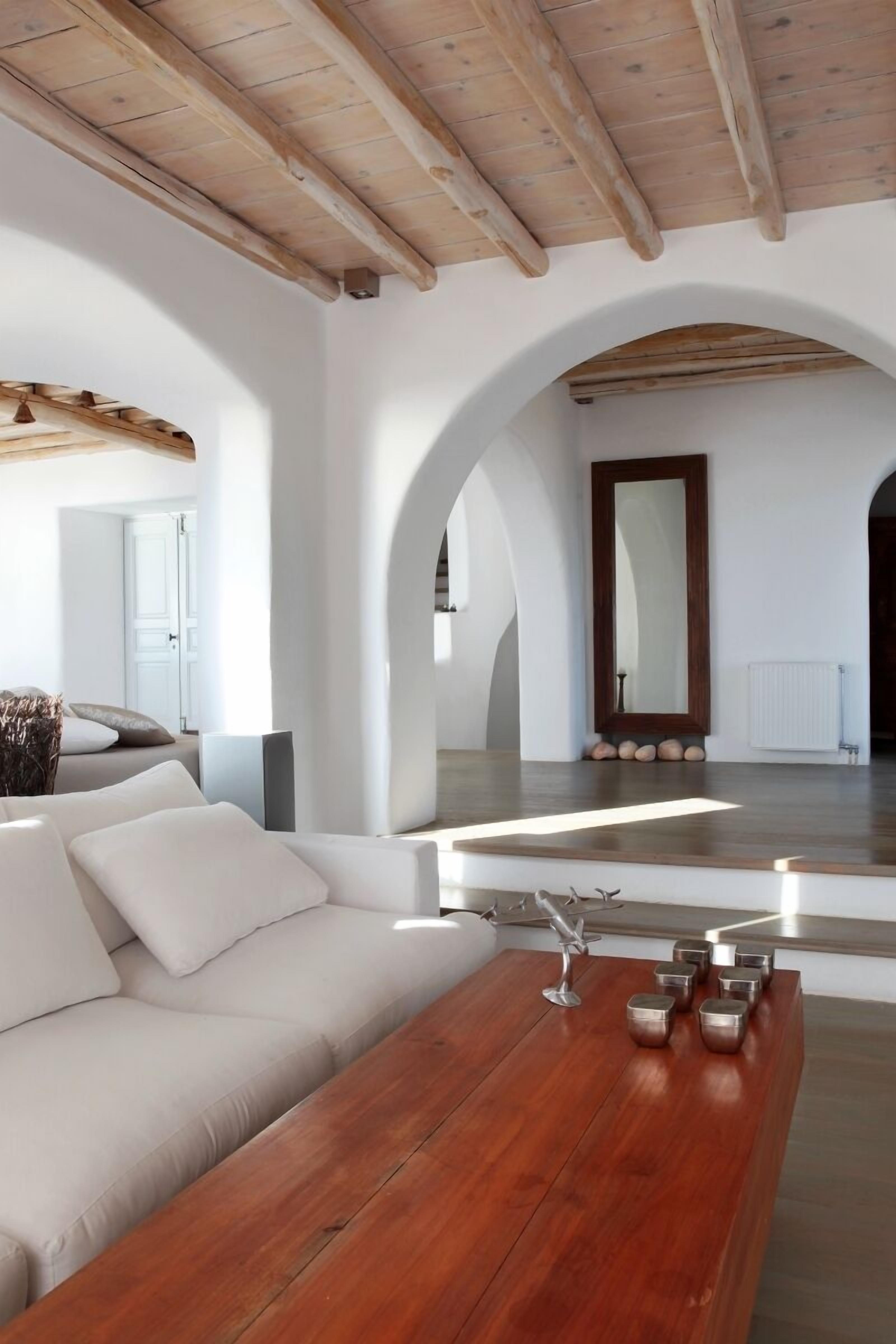 Villa, Sea View | Living area | Smart TV, fireplace