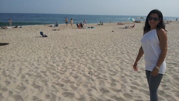 En la playa