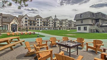 屋外ダイニングエリア