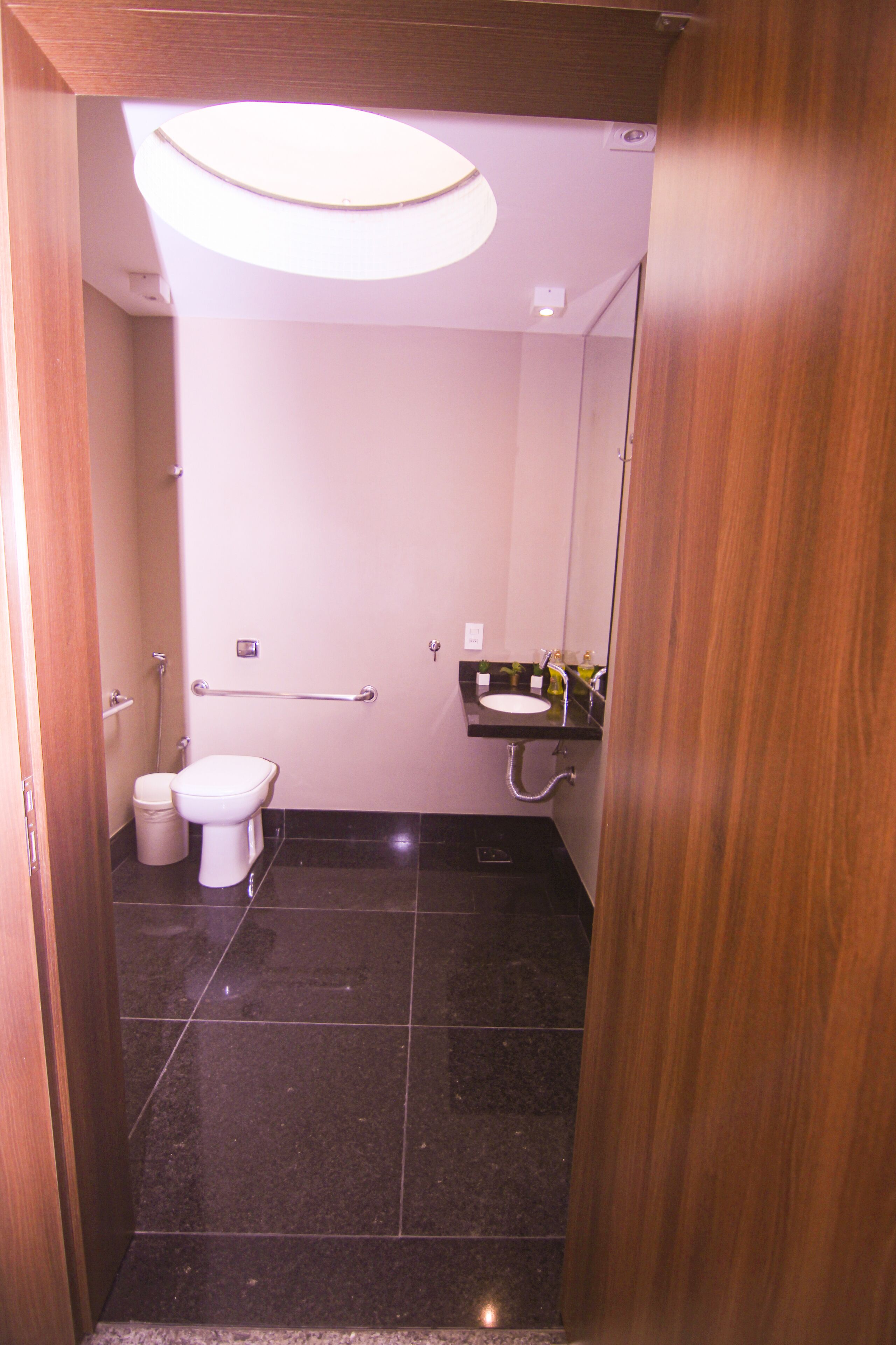 shower, free toiletries, hair dryer