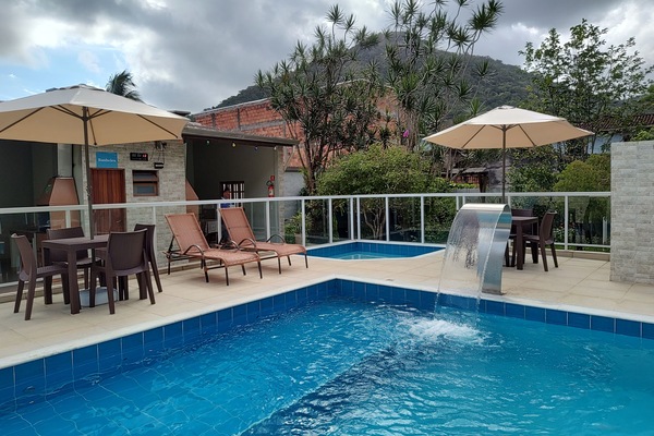 Outdoor pool, open 10 AM to 9 PM, pool umbrellas, sun loungers