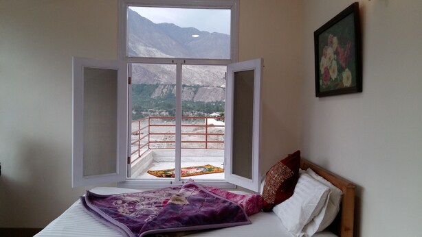 Panoramic Duplex, 1 Queen Bed, Non Smoking, River View | 1 bedroom, premium bedding, in-room safe, desk - Hunza experience guest house (Gilgit)
