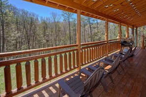 Apartment | Balcony view - Sweet Tranquility Pool Lodge Apartment 4 (Cosby)