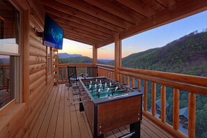 Apartment | Balcony view - Splash Mountain Lodge Apartment 4 (Sevierville)