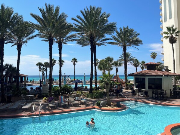 Indoor pool, outdoor pool