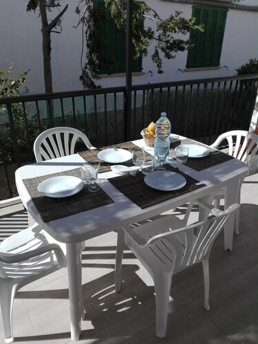 SA CALA. Haus 1 min vom Meer entfernt Strandhausstil mit zwei Terrassen 