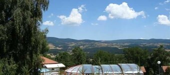 Chalet, panoramic view, fully equipped, private terrace, indoor swimming pool ..