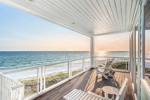 Property grounds - "Seahorse" Large Family Beachfront Home w/ Private Pool & Game Room (Panama City Beach)