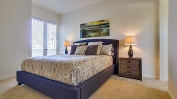 3 bedrooms, iron/ironing board, travel cot, WiFi