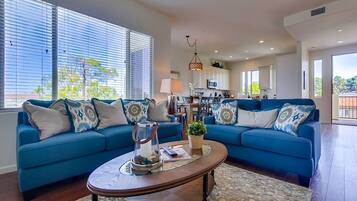 TV, fireplace, stereo