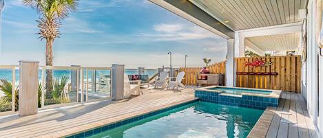 Außenpool, beheizter Pool