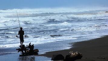 Ranta lähistöllä, rantapyyhkeitä