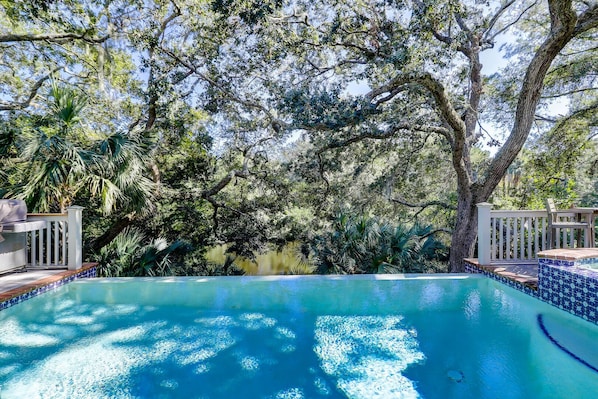 Pool - Luxury Kiawah Home with Amazing Private Pool and Walk to the Beach (Kiawah Island)