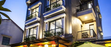 Fachada de la propiedad