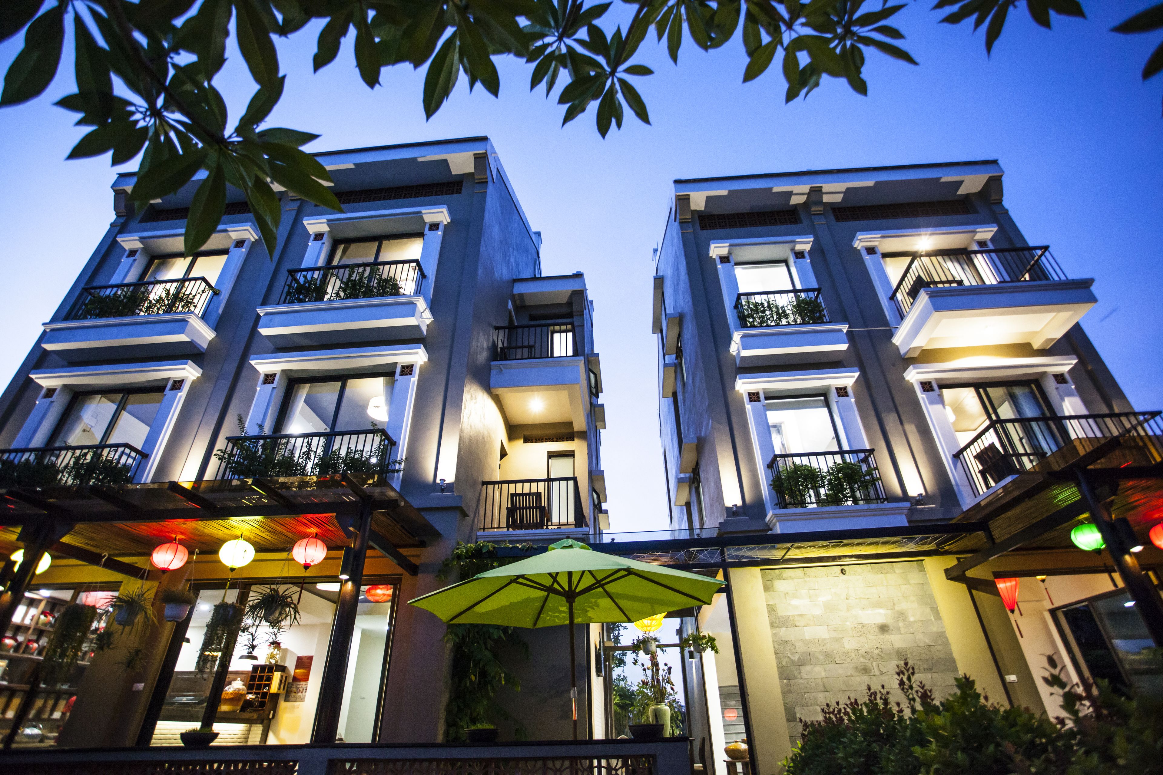 Façade de l’hébergement