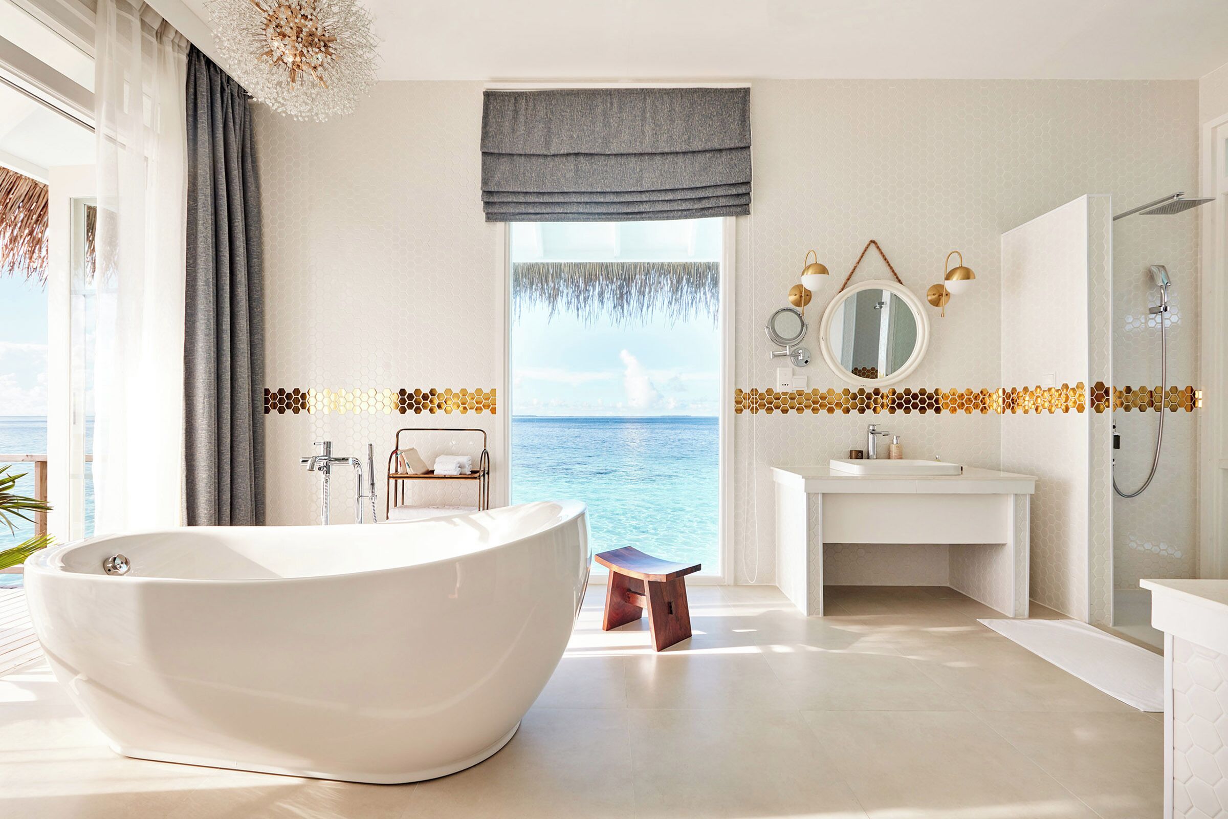 two bedroom ocean residence with pool | bathroom | separate bathtub and shower, rainfall showerhead, free toiletries