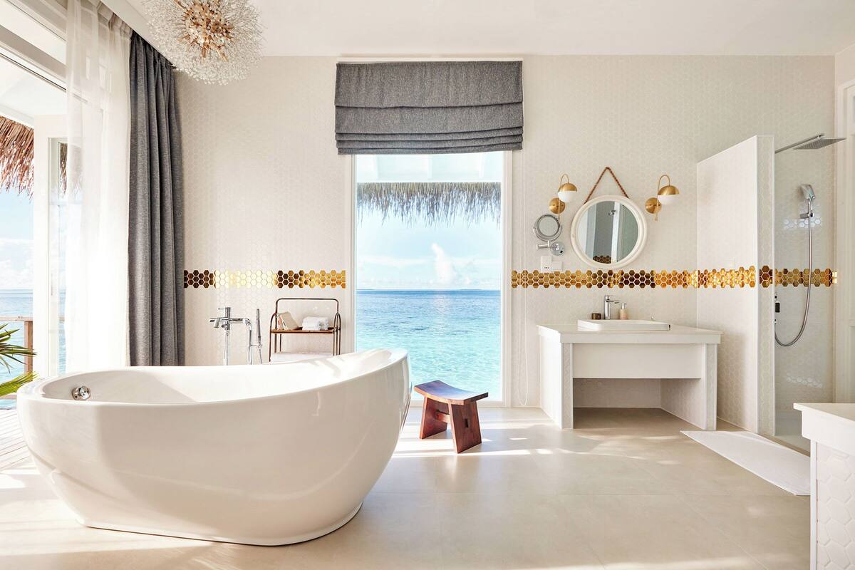 two bedroom ocean residence with pool | bathroom | separate bathtub and shower, rainfall showerhead, free toiletries