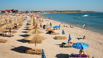 On the beach