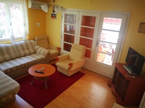 Leilighet – standard, 3 soverom, kjøkken, hageutsikt | Utsikt fra rommet