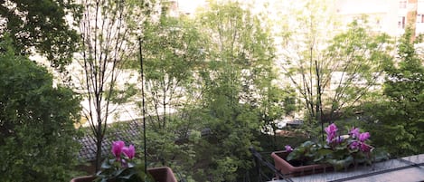 Apartment, 1 Schlafzimmer | Blick vom Balkon