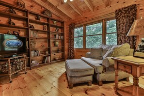 Fireplace - Moonlight Hideaway | Ellijay, GA (Ellijay)