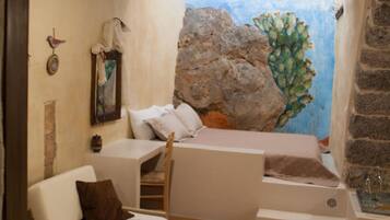 Cottage, 2 Tempat Tidur Double, Bebas Asap Rokok | Area keluarga | Perapian